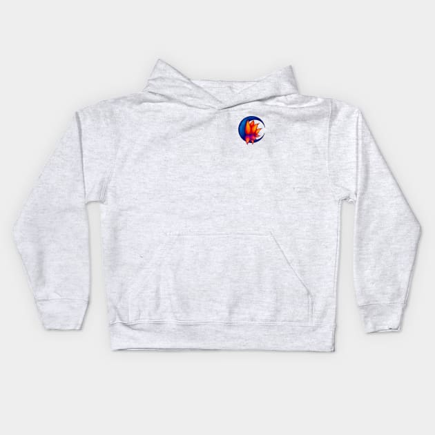 Lotus Moon Kids Hoodie by Indicat